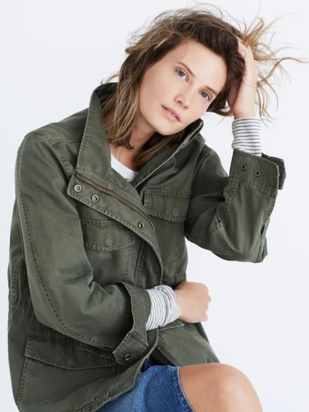 Madewell Surplus Jacket in Foliage Green